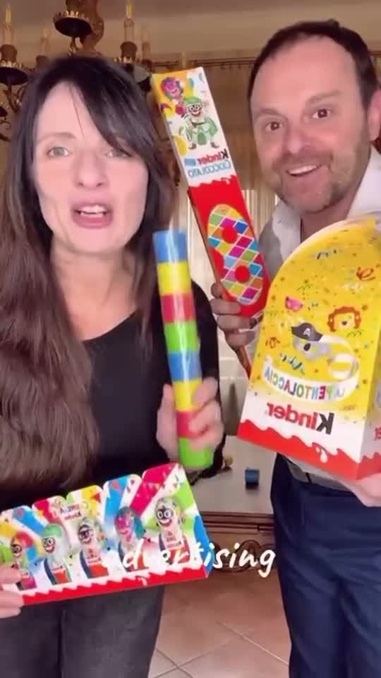 Kinder campaign with Claudia & Rachele